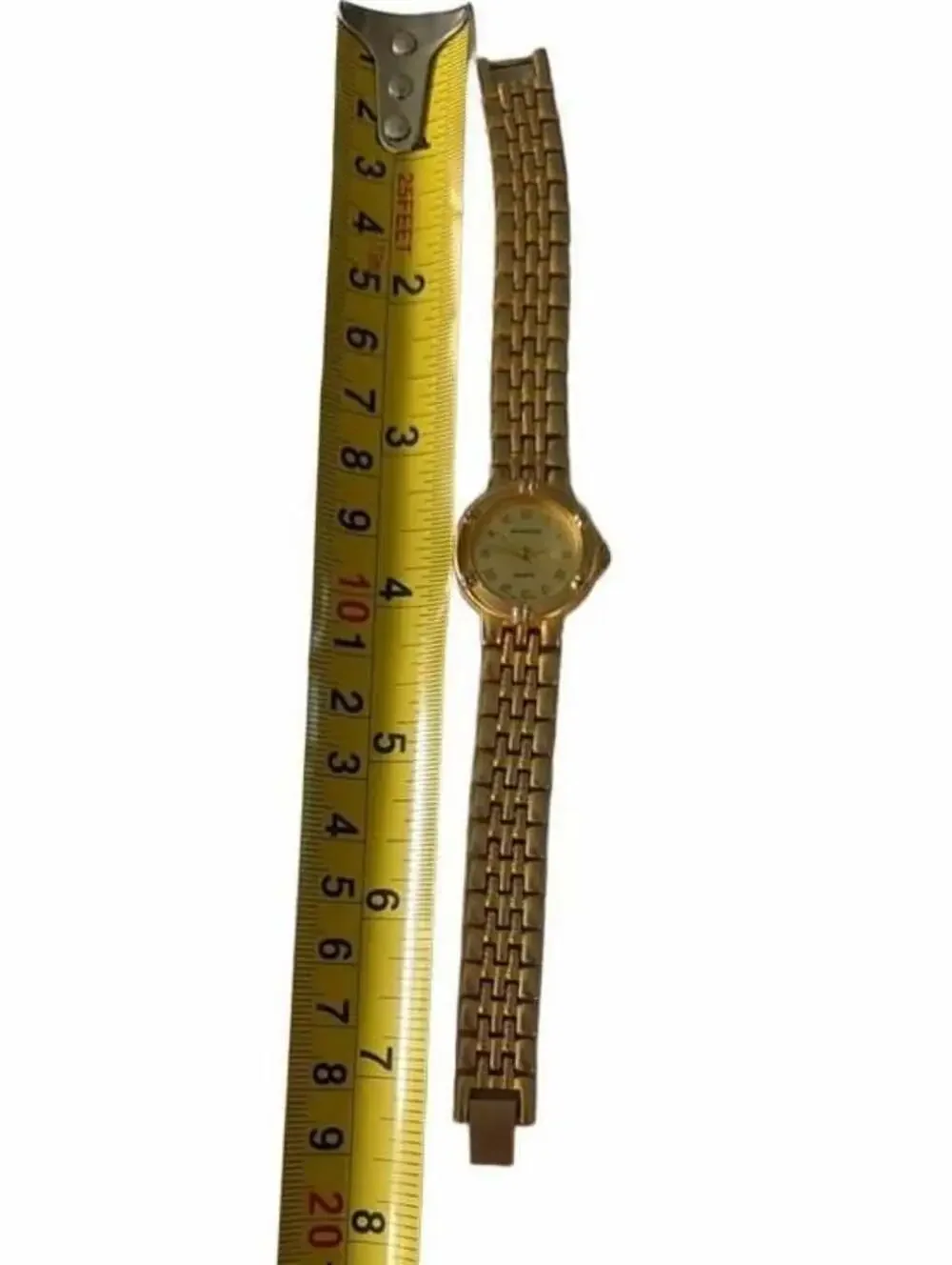 Rumours Gold-Tone Quartz Ladies Watch with Textured Dial